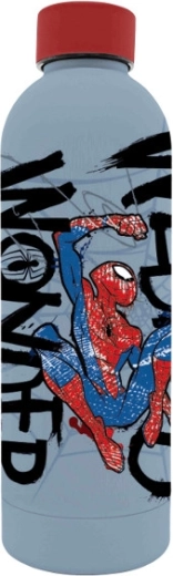 Botella de acero inoxidable con impresión 3D SPIDERMAN 500 ml