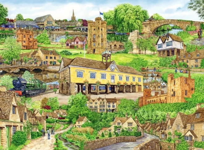 Puzzle Ravensburger Escape to the Cotswolds 500 piezas