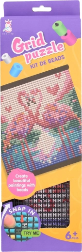 Mosaico de cuentas flamencos 31 × 32,5 cm