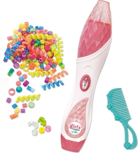 Gran set para enhebrar cuentas en el cabello