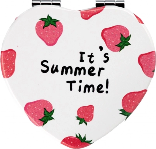 Diseño de corazón con fresas
