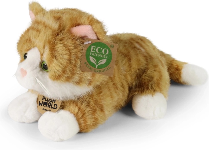 Gato de peluche color cobrizo de 22 cm Eco-friendly Plush World