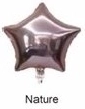 Globo de foil estrella natural 45 cm