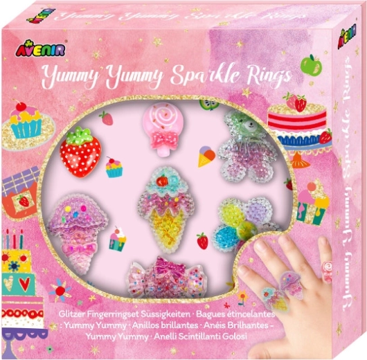 Anillos brillantes Smakołyki – set de 7 uds.