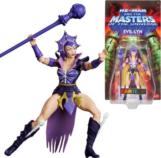 Masters of the Universe Origins figura EVIL-LYN con bastón