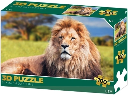 Puzzle 3D – león, 100 piezas