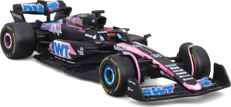 figura del piloto y ruedas de giro libre