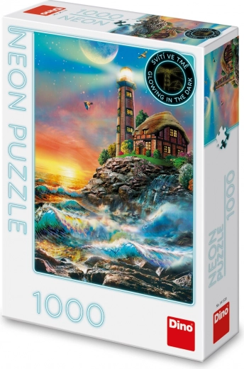 Puzle neón Faro 1000 piezas