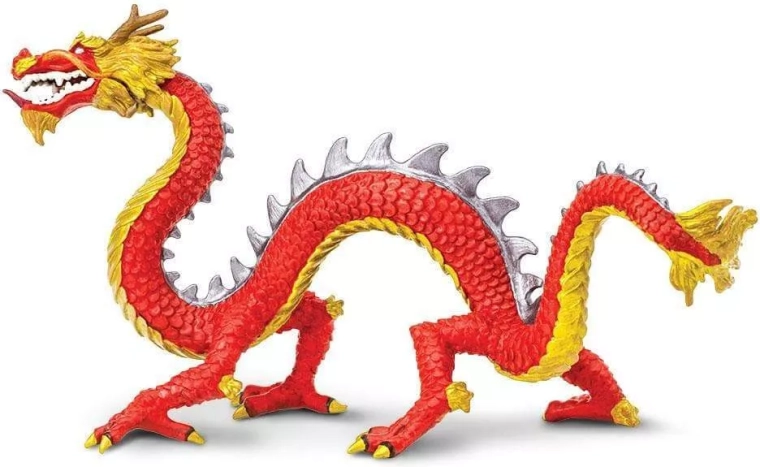 Safari Ltd. figura de dragón chino cornudo