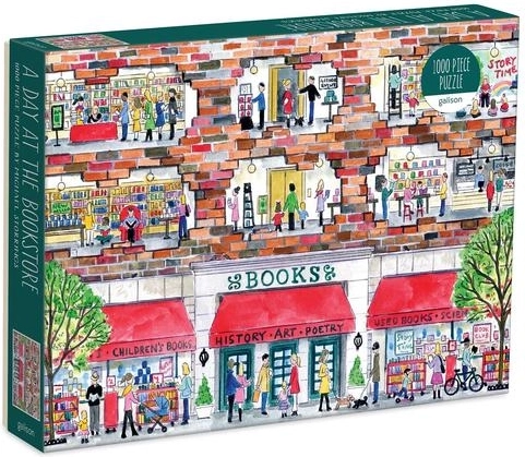 Puzzle Día en la librería 1000 piezas de Galison