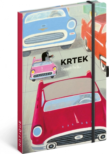 Cuaderno Krtek y cochecito, rayado 13 × 21 cm