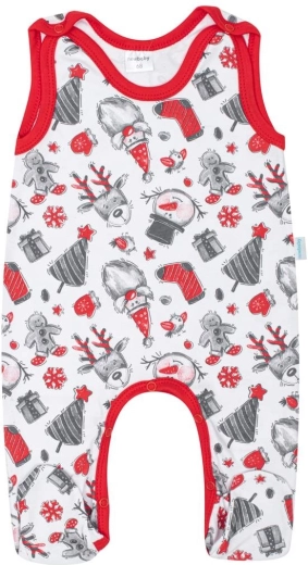 Pelele de bebé de algodón New Baby Christmas 68 (4–6 meses)