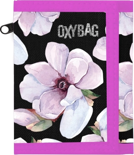 Cartera textil OXY Floral con cierre de velcro
