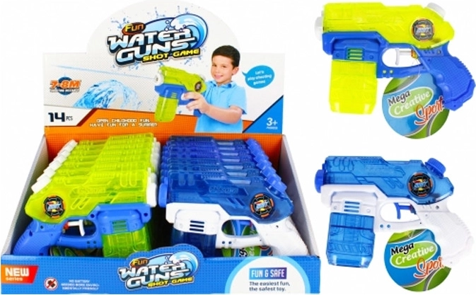 Pistola de agua colorida para niños