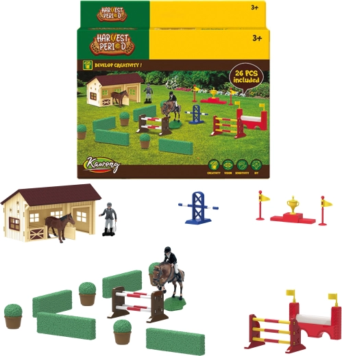 Farm Service set deportivo de equitación Parkur 26 piezas