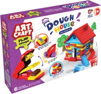 Set de manualidades Art craft para modelar: casita de colores