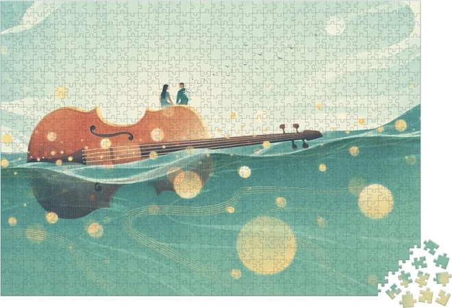 Janod Puzzle Violines Flotantes 1000 Piezas