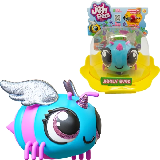 Abejita interactiva azul JIGGLY BUGS EOLO