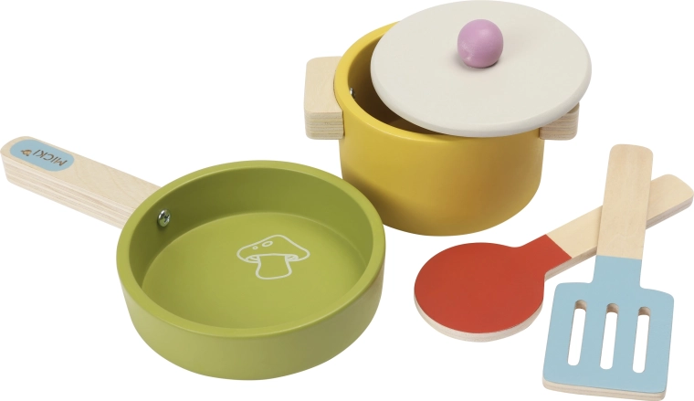 Set de cocina infantil de madera Micki