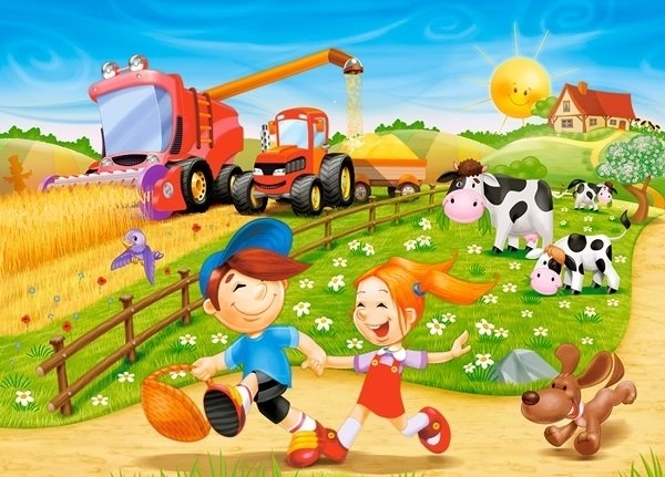 Puzle de 60 piezas: verano en el campo