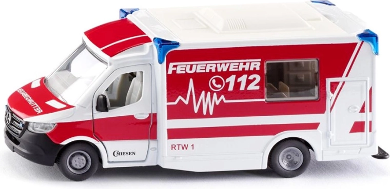 Ambulancia Siku MERCEDES-BENZ Sprinter tipo C con luz y sirena