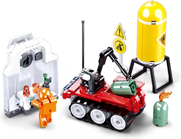 Sluban bomberos – robot de control remoto (set de construcción)