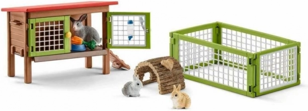Corral para conejos Schleich Farm World