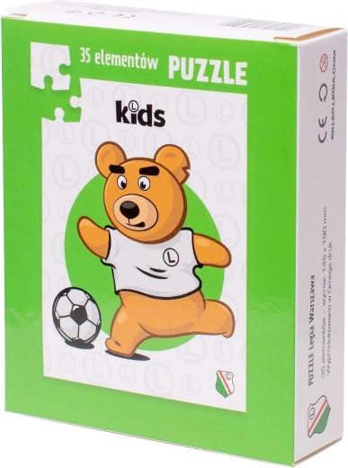 Puzzle LEGIA WARSZAWA – osito Kazek, 35 piezas