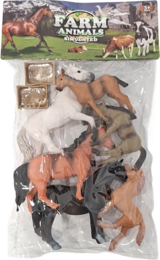 Animales – caballos, set de figuras