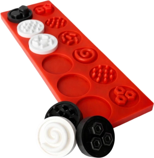Rompecabezas sensorial de contraste con ruedas XL 6m+ Mom's Care
