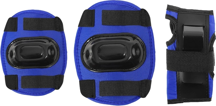 Juego de protectores infantiles para patinaje NILS EXTREME – Azul