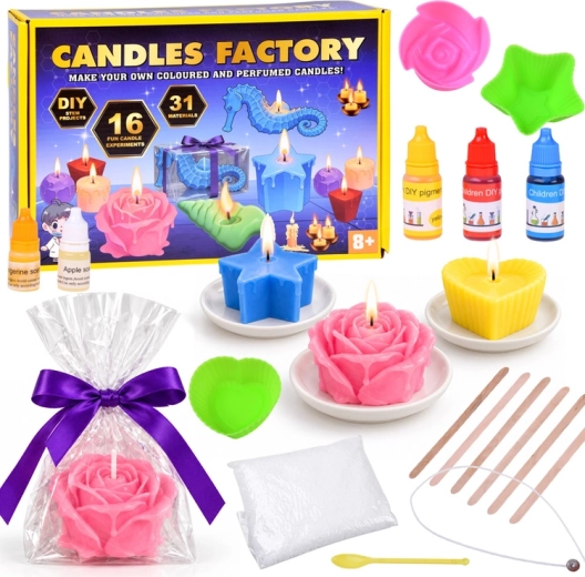 Kit creativo para fabricar velas aromáticas Candles Factory