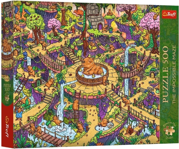 Puzzle Premium Plus 500 piezas capibaras alegres