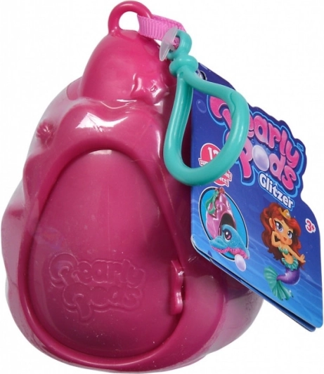 Peluches Pearl Pods serie con purpurina – animales marinos en concha, mix