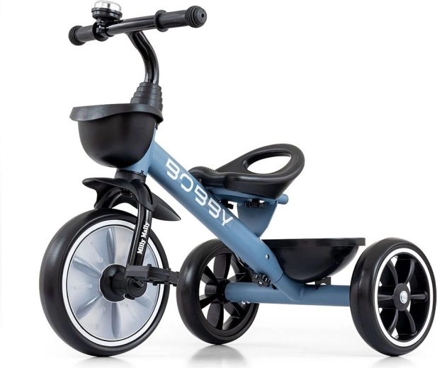 Triciclo y bicicleta de equilibrio infantil Milly Mally Bobby Denim