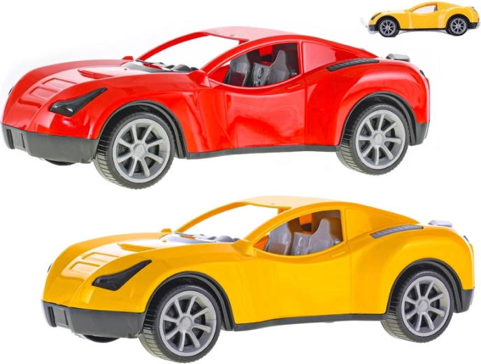 Coche deportivo de 38 cm de marcha libre, 2 colores