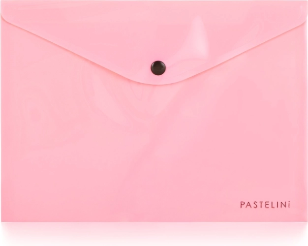 Carpeta con cierre de broche A5 PASTELINI rosa