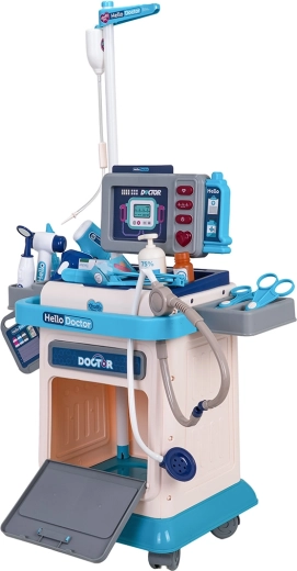 Carrito móvil con espacio de almacenamiento