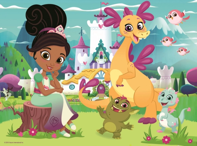 TREFL Puzzle Nella - Princesa Caballero 30 piezas