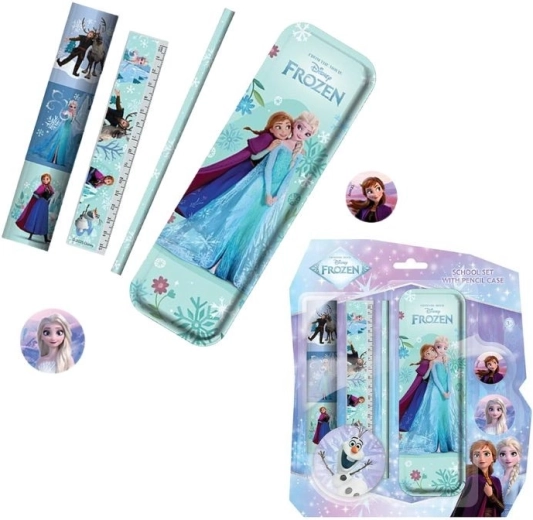 Set escolar con estuche Frozen