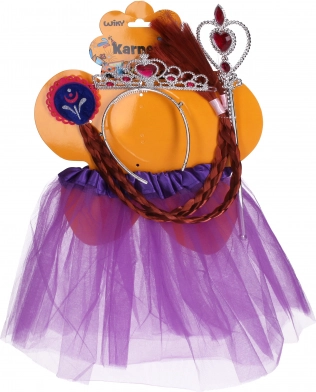 Set de carnaval princesa morada