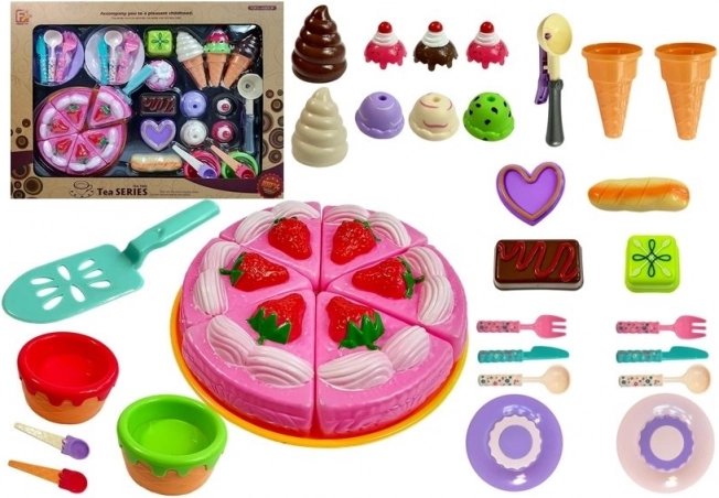 Set de juego Dulces para pastelería: Tarta Helado