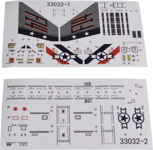 Pegatinas y manual ilustrado