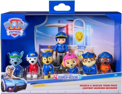 Patrulla Canina set de 7 figuras para búsqueda y rescate