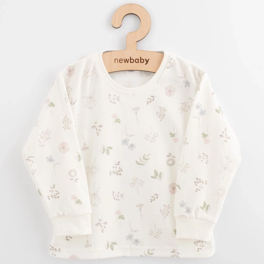 Camiseta infantil de algodón de manga larga New Baby Kindergarten florecitas