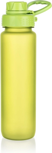 Botella deportiva verde para beber 1 l KIWU