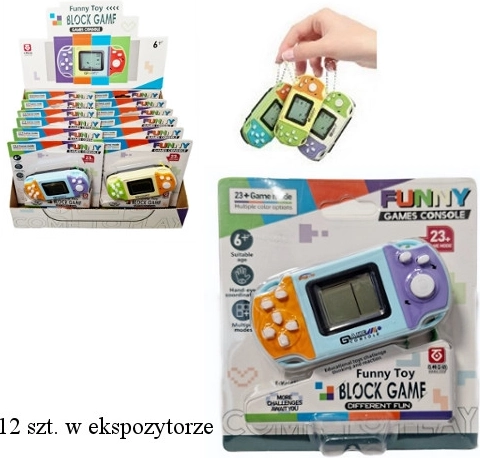 Llavero electrónico – mini consola de juegos con 23 juegos
