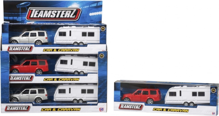 Set infantil Teamsterz de coche y caravana