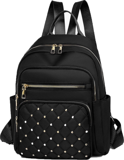 Mochila acolchada de mujer Renew Force A4 con accesorios dorados - 1 pieza