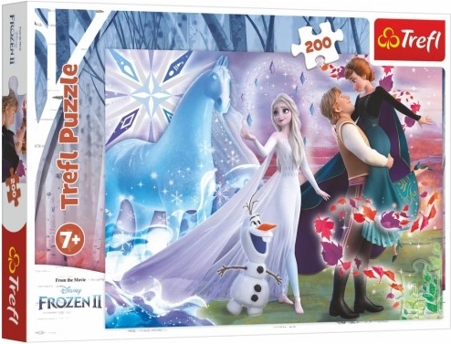 Puzzle de 200 piezas – mundo mágico de las hermanas DISNEY FROZEN Trefl